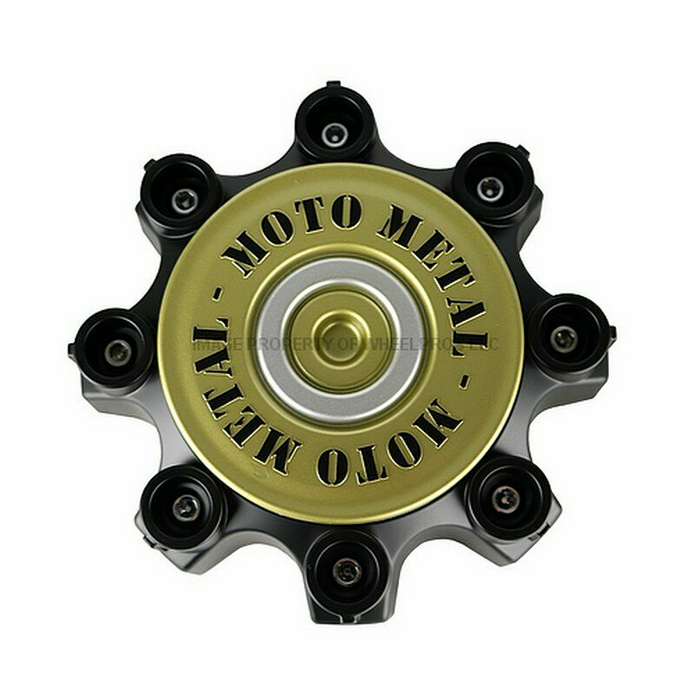 MO979 CAP 8 LUG SATIN BLACK