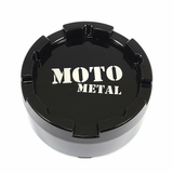 Moto Metal MO983 CAP SNAP IN 8 LUG - GLOSS BLACK