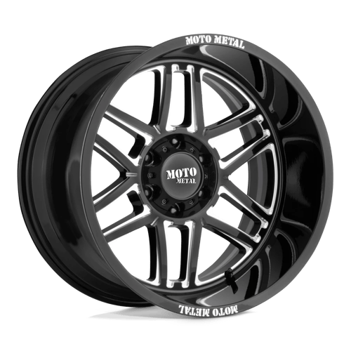 MO992 22X10 6X135 G-BLK MILL -18MM