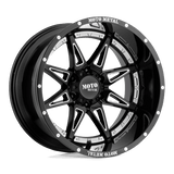 Moto Metal MO993 17X9 6X5.5 G-BLK FRESADO -12MM