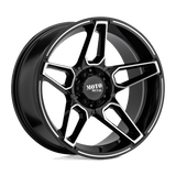 MO994 20X12 6X135 G-BLK MACH -44MM