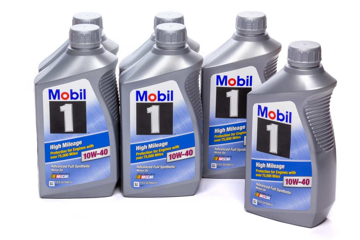 Mobil 1 10w40 High Mileage Oil Case 6x1Qt Bottles