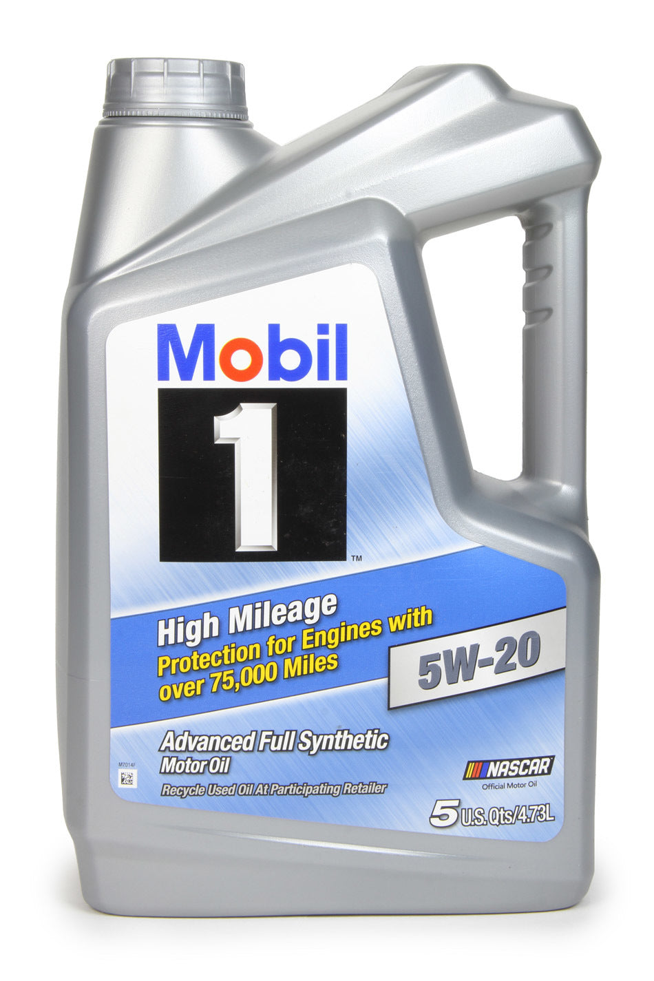 Mobil 1 5w20 High Mileage Oil 5 Qt Bottle
