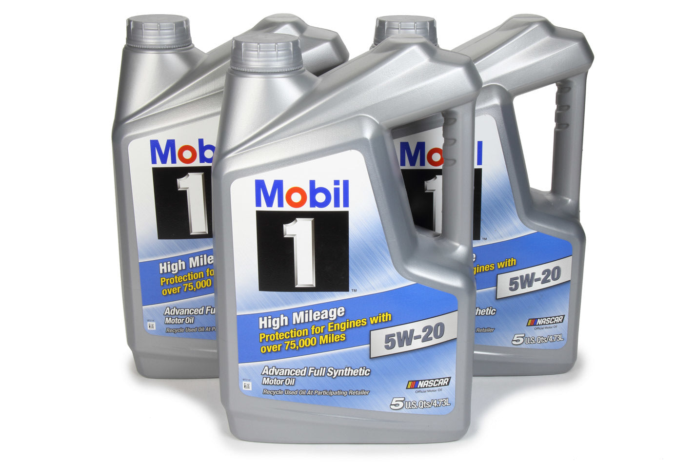 Mobil 1 5w20 High Mileage Oil Case 3x5 Qt Bottles