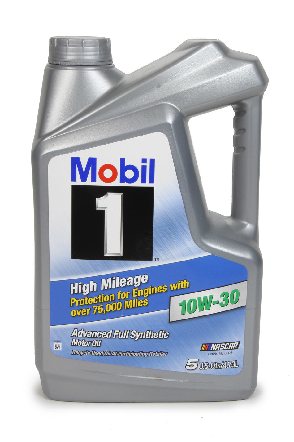 Mobil 1 10w30 High Mileage Oil 5 Qt Bottle