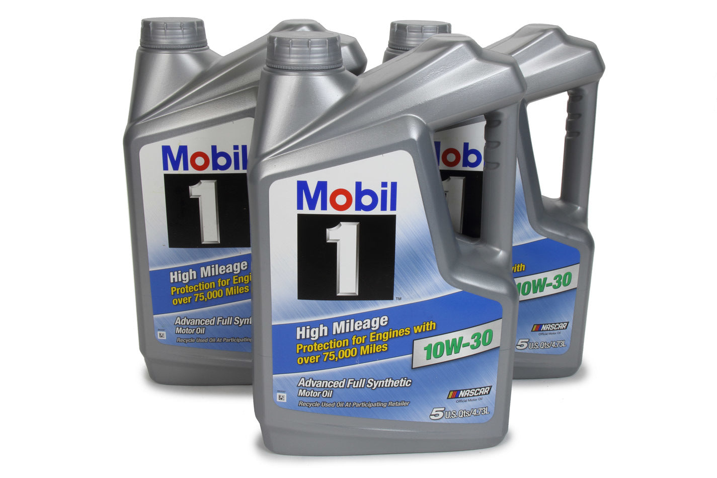 Mobil 1 10w30 High Mileage Oil Case 3x5 Qt Bottles