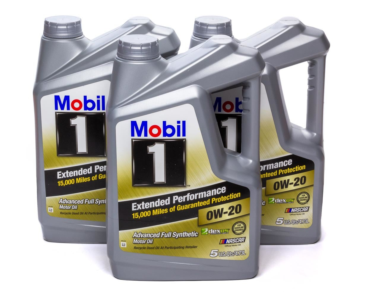 Mobil 1 0w20 EP Oil Case 3x5 Qt Bottles Dexos