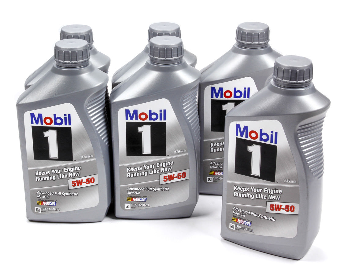 Mobil 1 5w50 Synthetic Oil Case 6x1 Qt. FS X2