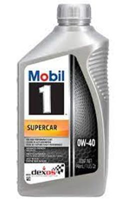 Mobil 1 0W40 Supercar Oil 1 Qt
