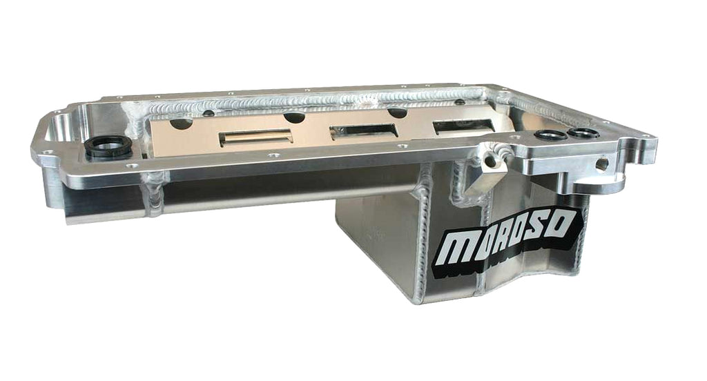 Moroso GM 4.3L V6 Oil Pan Rear Sump Road Race 6in Deep