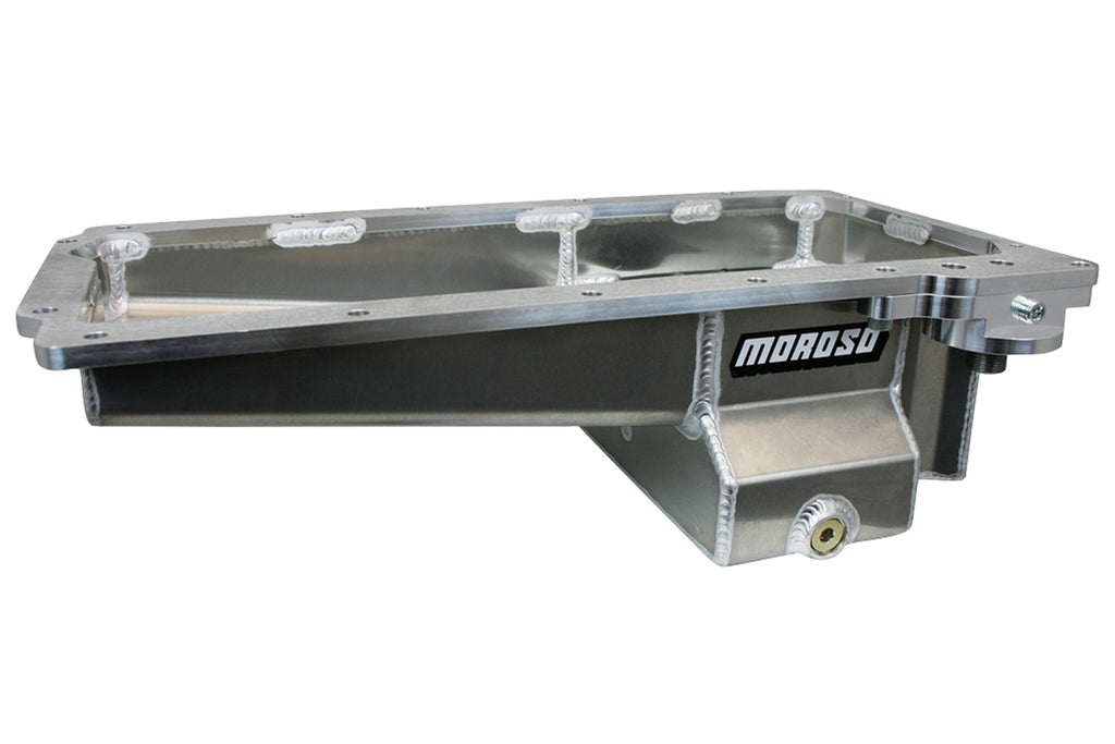 Moroso GM LS Swap Oil Pan RR 7qt Baffled - Aluminum