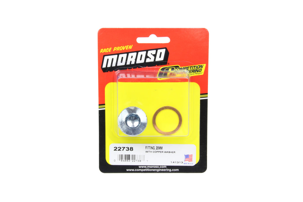 Moroso Plug Fitting - 20mm x 1.5mm