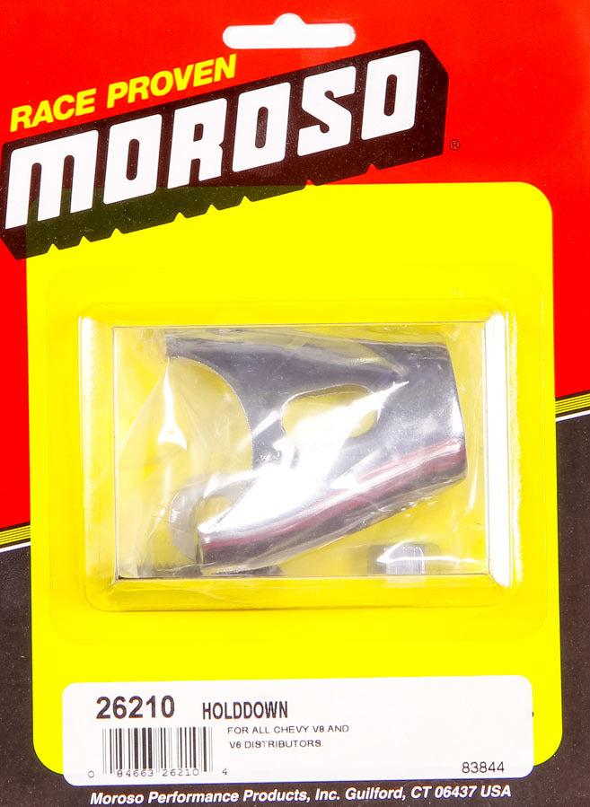 Moroso Chrome Chevy Dist. Clamp