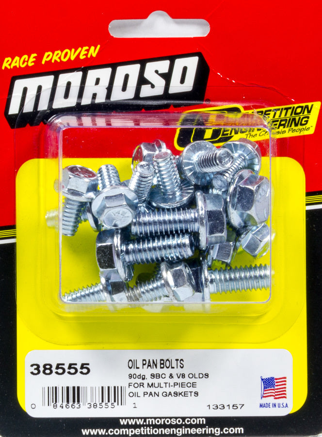 Moroso SBC Oil Pan Bolt Kit