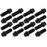 Moroso Exhaust Header Bolt Kit 12pt  3/8-16 x 1.00 16pk