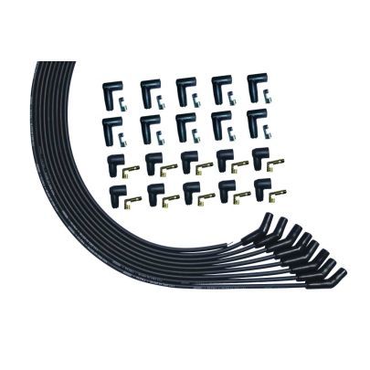 Ultra Plug Wire Set Universal V8 Black