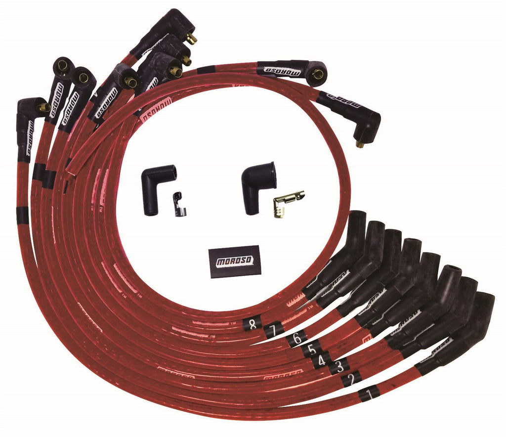 Moroso Ultra Plug Wire Set SBF 260-302 Red