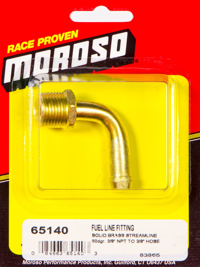 Moroso 3/8npt-3/8in. Fuel Fitting