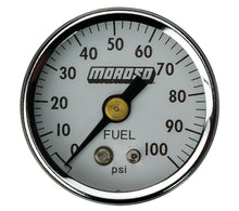 Cargar imagen en el visor de la galería, Moroso Fuel Pressure Gauge - 0-100psi