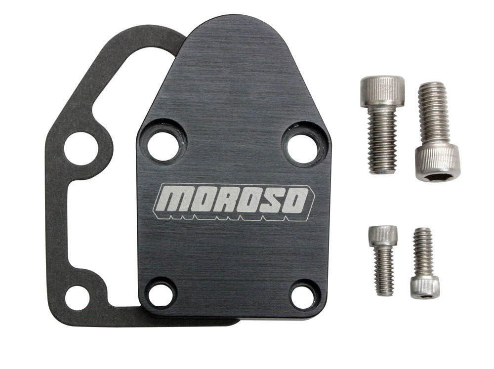 Moroso Fuel Pump Plate - Billet SBC