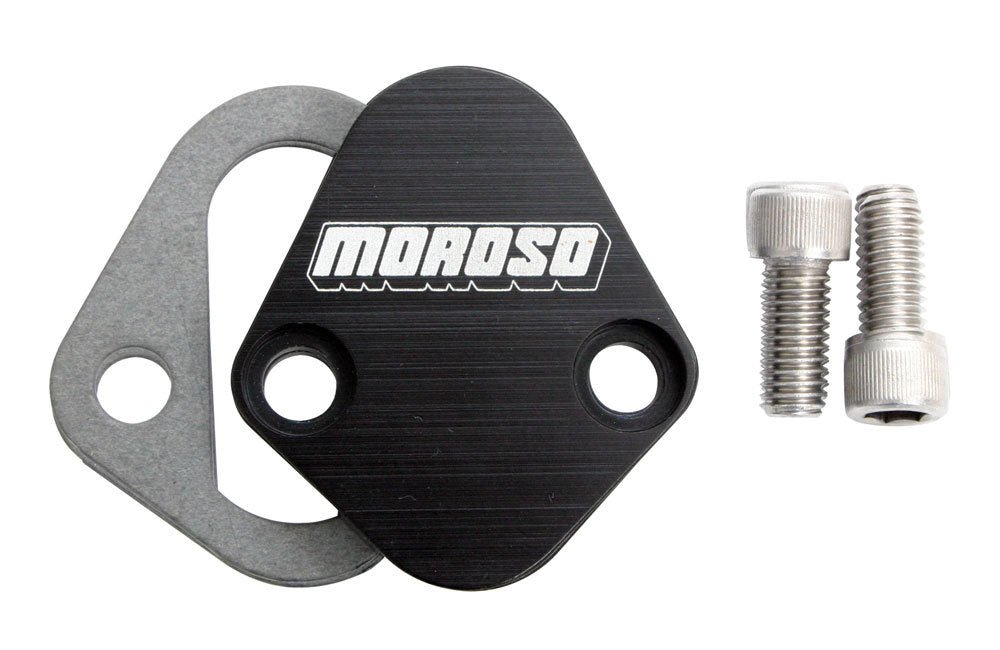 Moroso Fuel Pump Plate - Billet BBC- Ford & Mopar