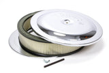 Moroso 14in Chrome Air Cleaner 3in Filter