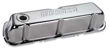 Cargar imagen en el visor de la galería, Moroso Chrome B/E Valve Covers SBF Tall w/o Baffle