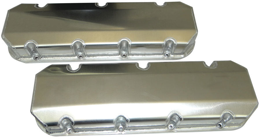 Moroso BBC Billet Rail Valve Cover Set wo/Logo