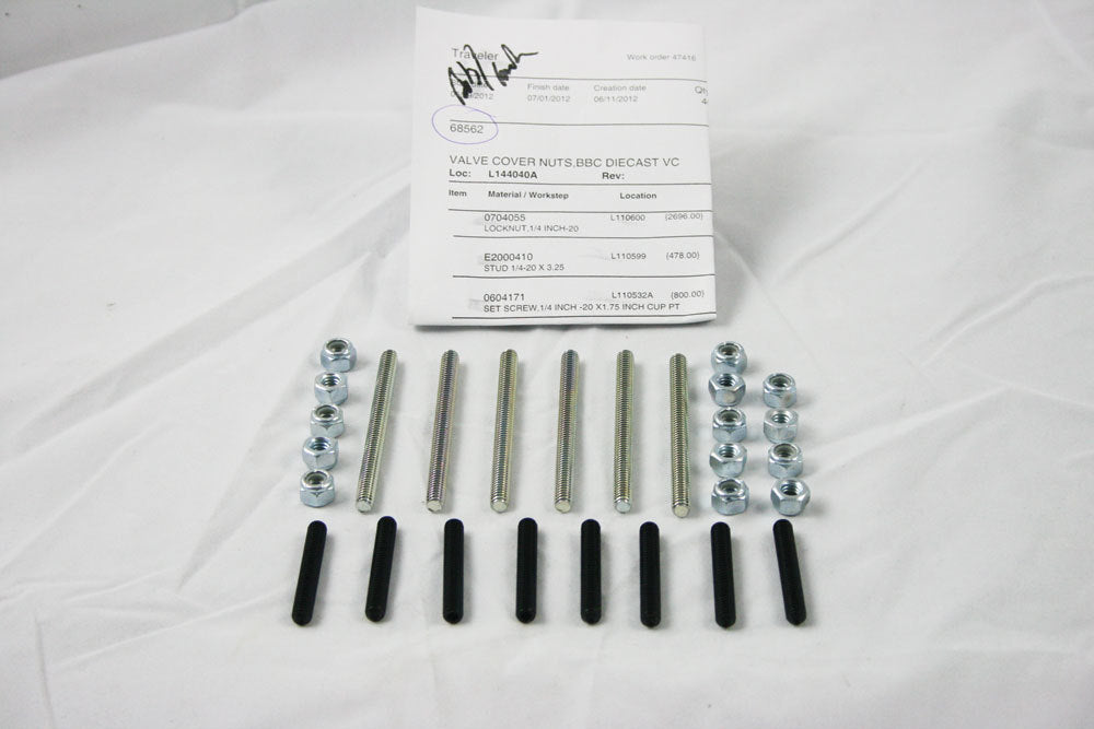 Moroso Valve Cover Bolt Kit - BBC