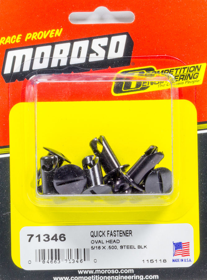 Moroso Oval Head Quick Fastener 5/16 x .500