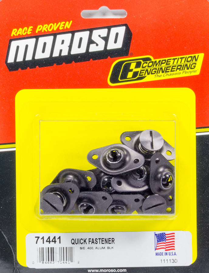 Moroso Self Ejecting Fasteners .400in Short Body