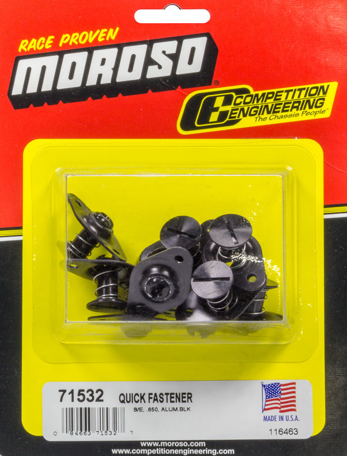 Moroso Self Ejecting Fasteners .650in Long Body