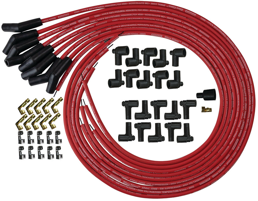 Moroso Blue Max Ignition Wire Set - Red