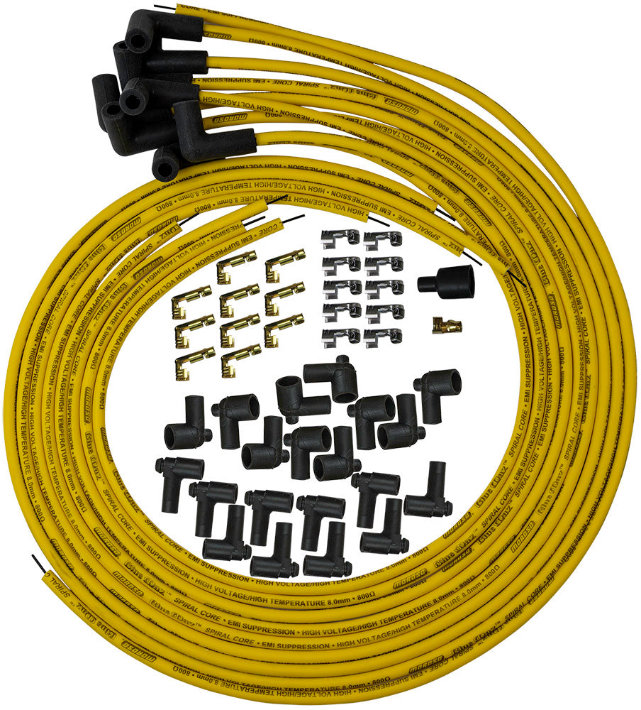 Moroso Blue Max Ignition Wire Set - Yellow