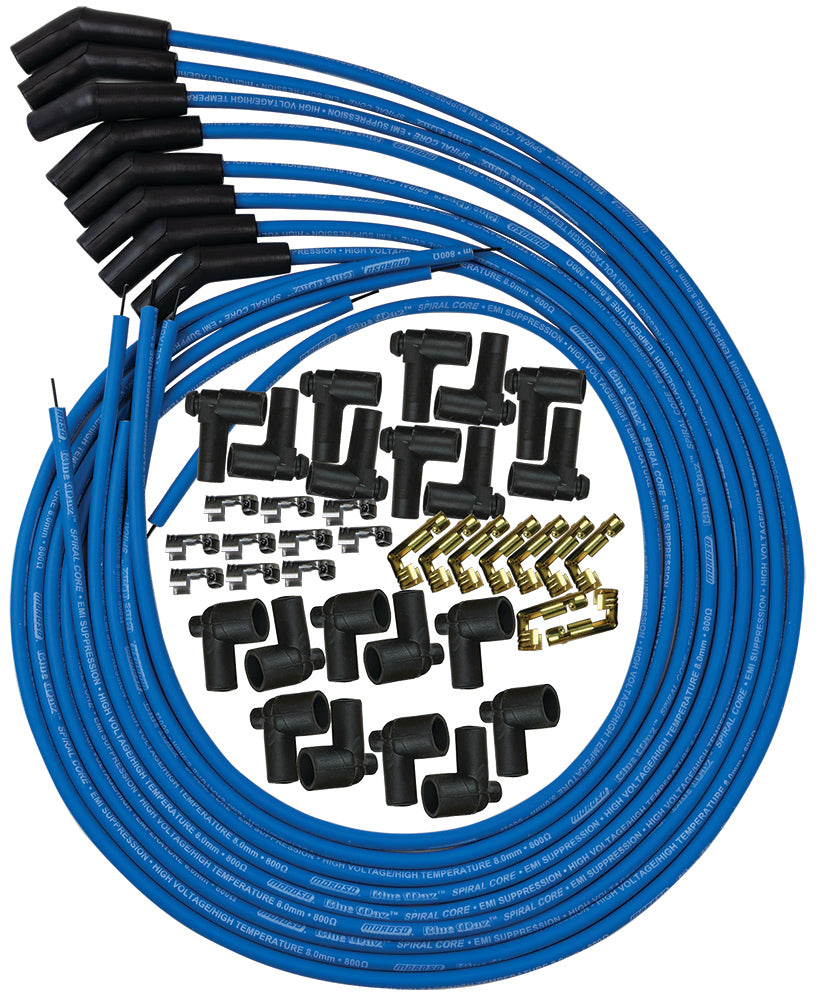 Moroso Blue Max Ignition Wire Set - Blue