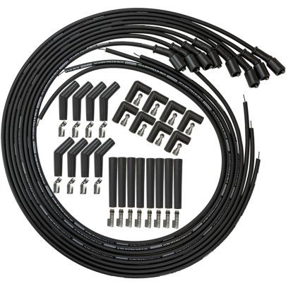 Juego de cables Moroso Ultra 40 LS/LT de 8,5 mm, color negro, universal