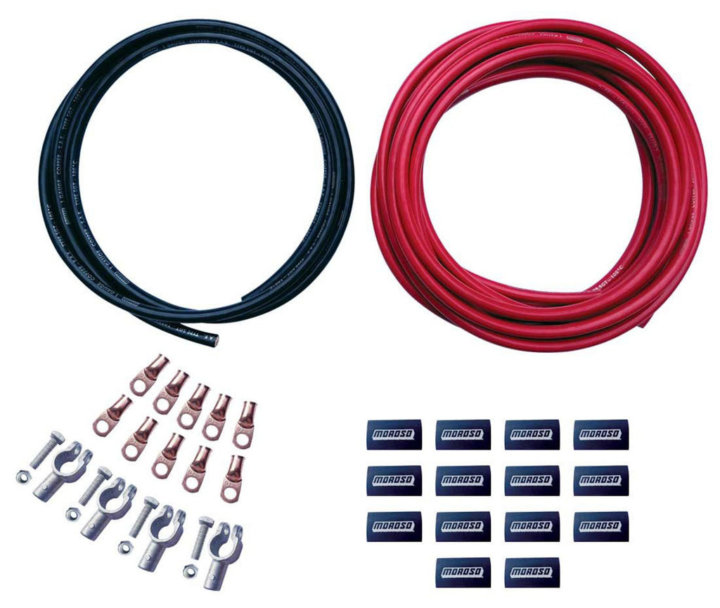 Kit de cable de batería para control remoto Moroso, batería doble