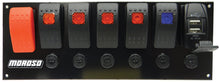 Load image into Gallery viewer, Moroso Rocker LED Switch Panel w/Breakers &amp; USB Ports