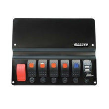 Load image into Gallery viewer, Moroso Dash Blockoff Plate - w/Switches BMW E46