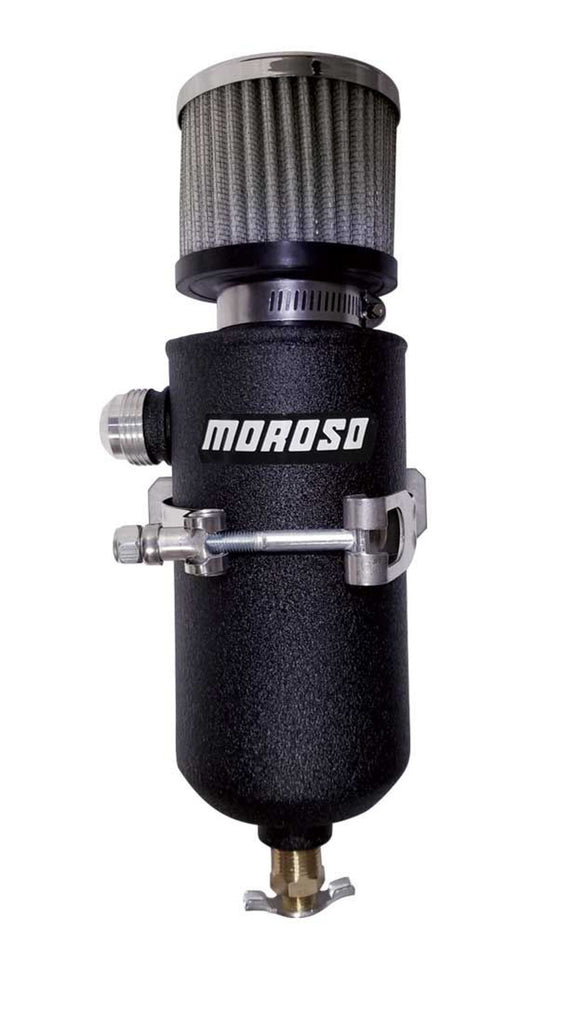 Moroso Remote Breather Tank - w/12an Fitting