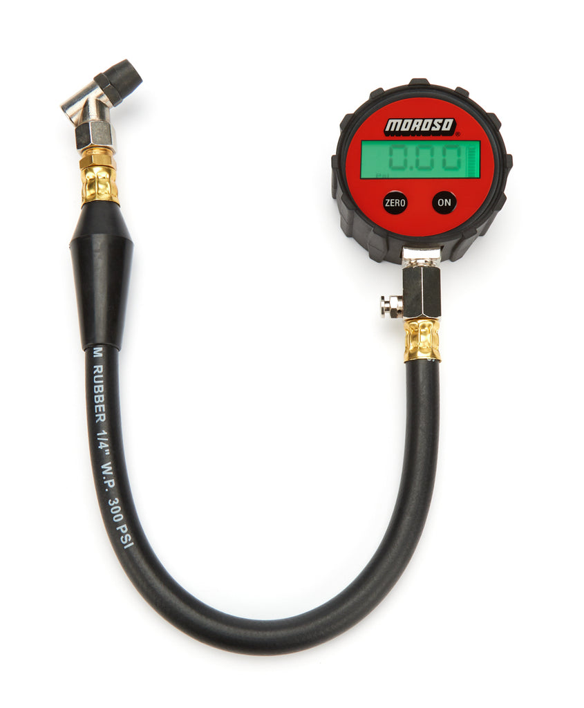 Moroso Tire Gauge - 0-100 PSI Digital - Backlit