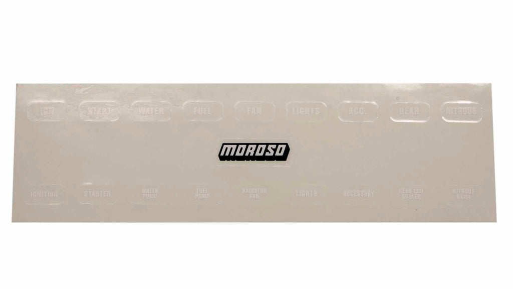 Moroso Switch Panel Label