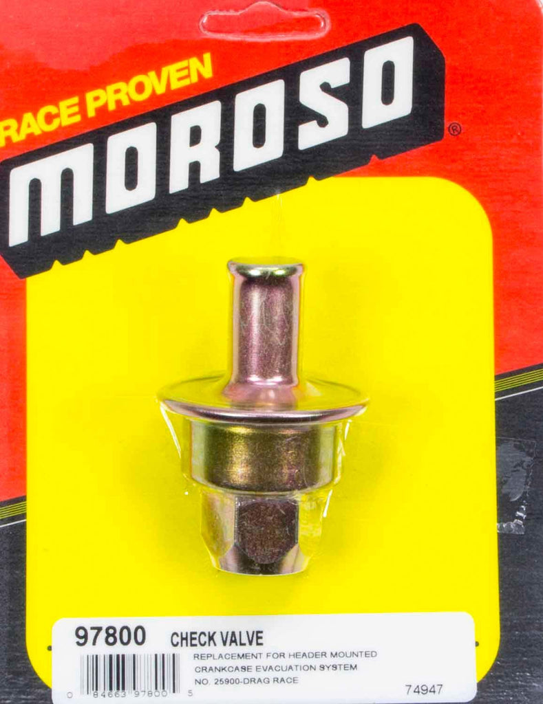 Moroso Check Valve Hdr Collecto