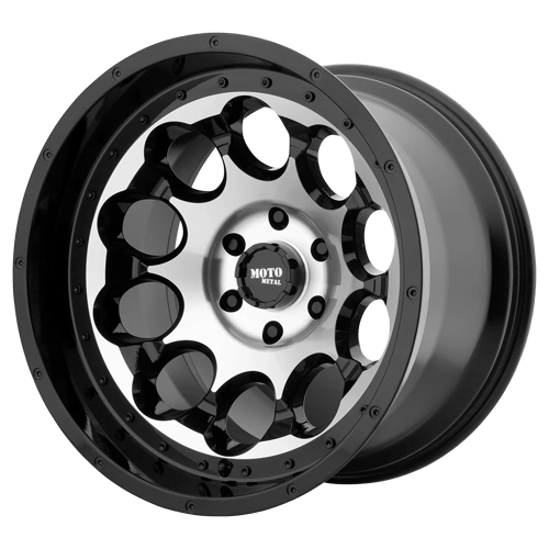 MO990 17X9 8X170 G-BLK MACH -12MM