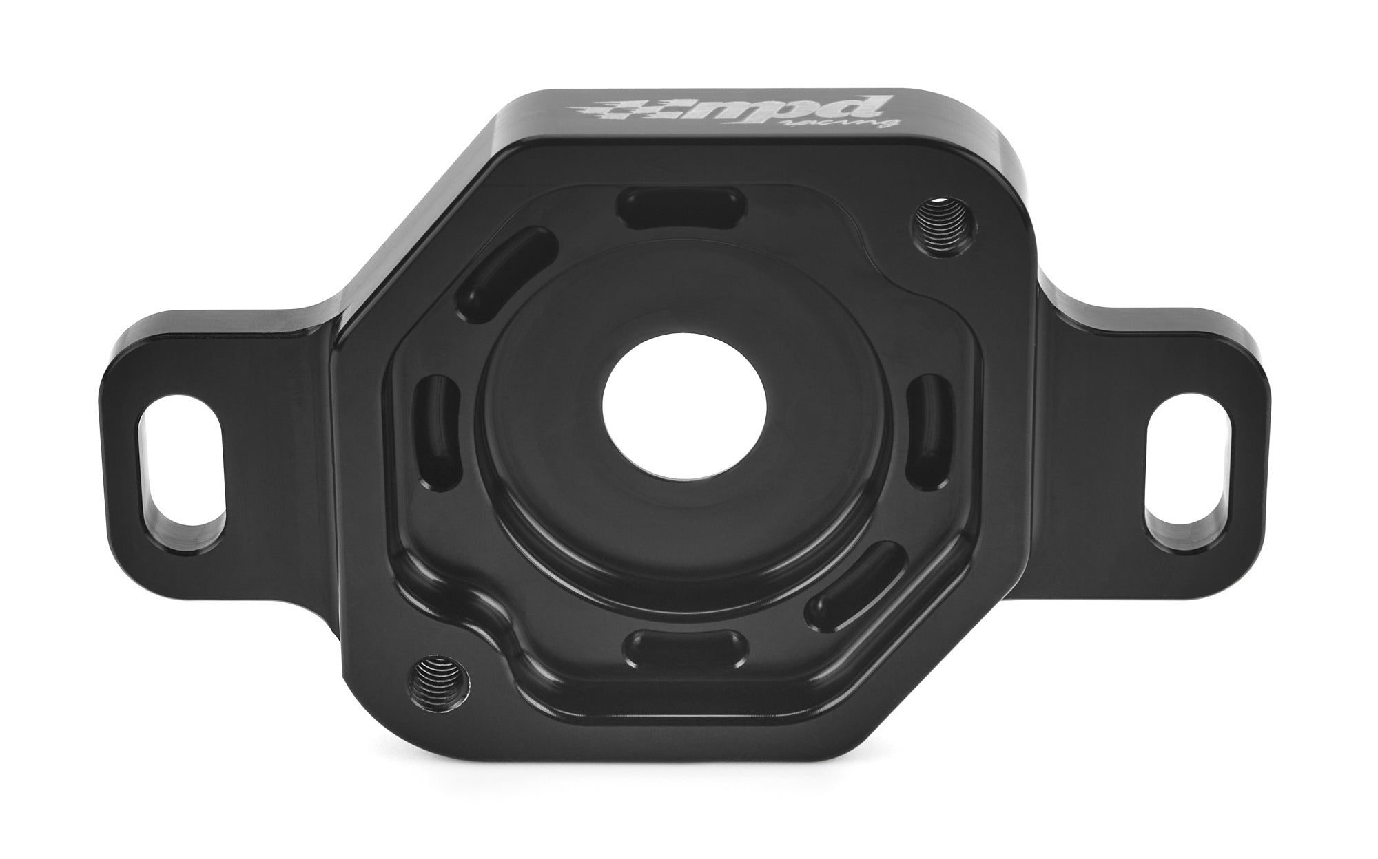 MPD Racing Power Steering Pump Adapter Clean Seal Black