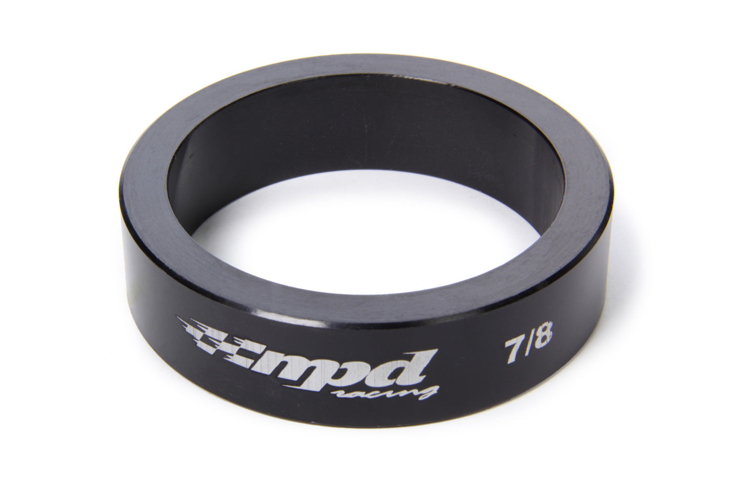 MPD Racing 7/8in Straight Axle Spacer Billet Aluminum Black — Sprint Car Components