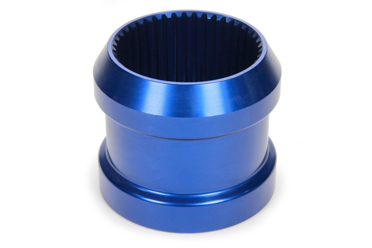 MPD Racing Splined Rear Axle Spacer 3in Tapered — 42 Spline Blue Anodized