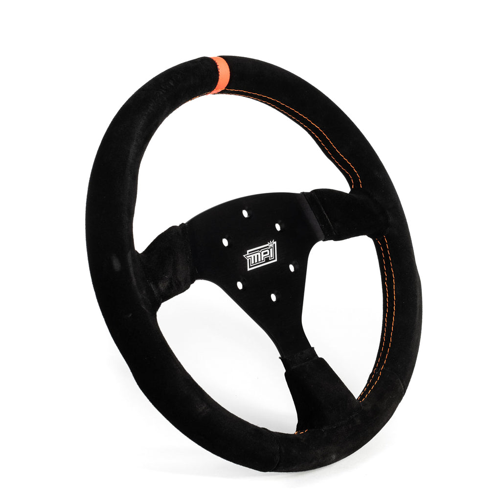 MPI Track Day Steering Wheel 13in Flat Suede