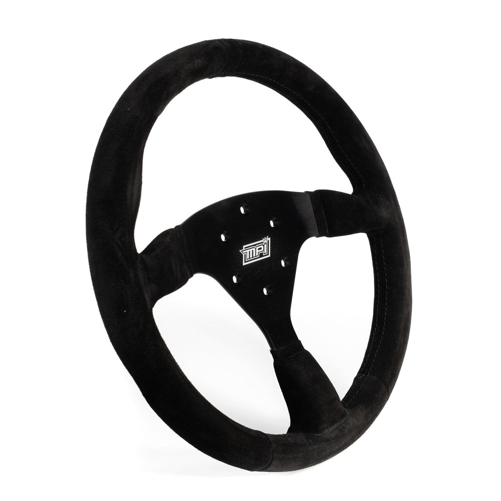 MPI Track Day Steering Wheel 14in Full Black Flat