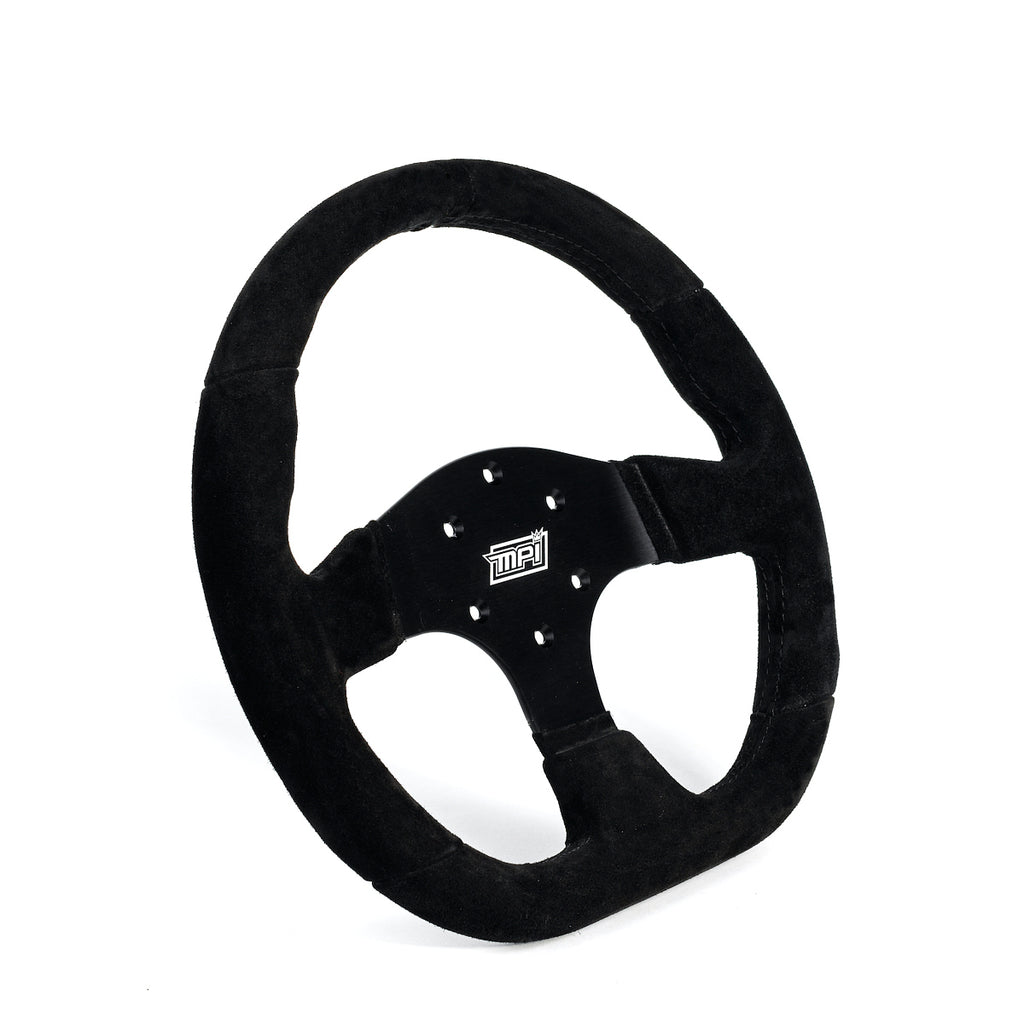 MPI Touring Steering Wheel 13in Full Black D Shaped